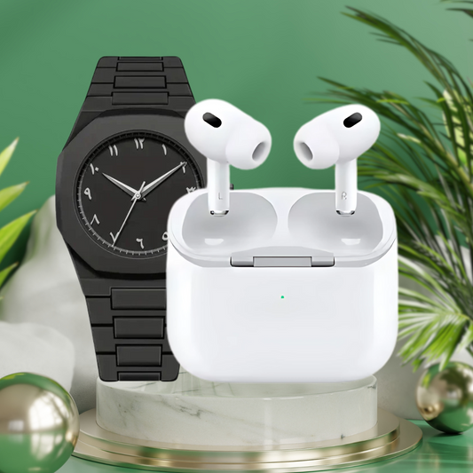 Airbuds Pro 2 + Arabic Aura Smartwatch Combo deal pack